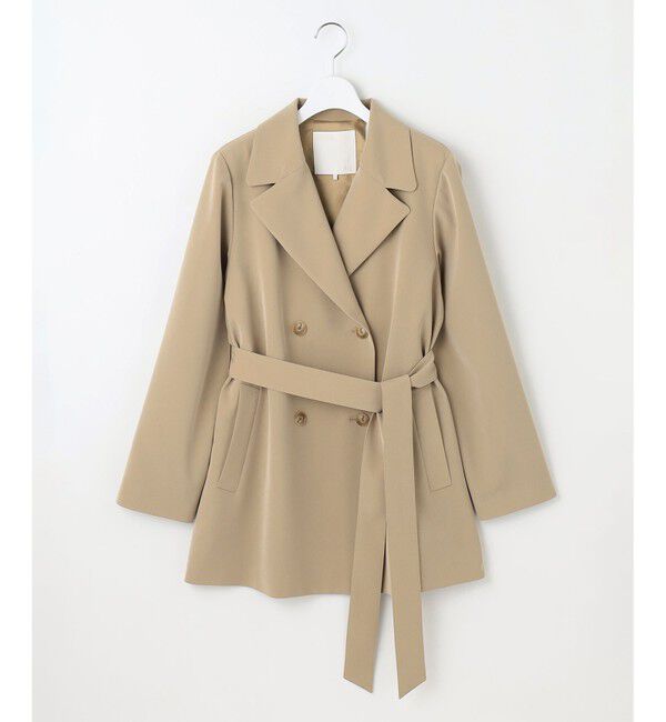 自由区「【洗える】エアフロートレンチ コート」|トレンチコート|