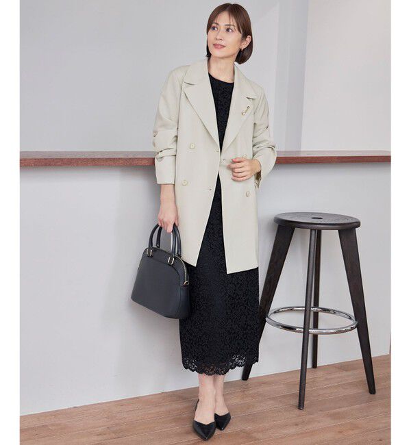 自由区「【洗える】エアフロートレンチ コート」|トレンチコート|