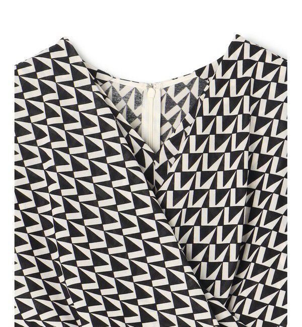 BEIGE,「【洗える】MODESTO / ジャージーストレッチカシュクールドレス」|ワンピース|