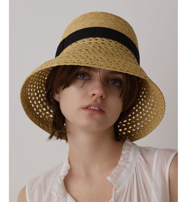  「Ferrucio Vecchi ホワイトハット」|ハット|