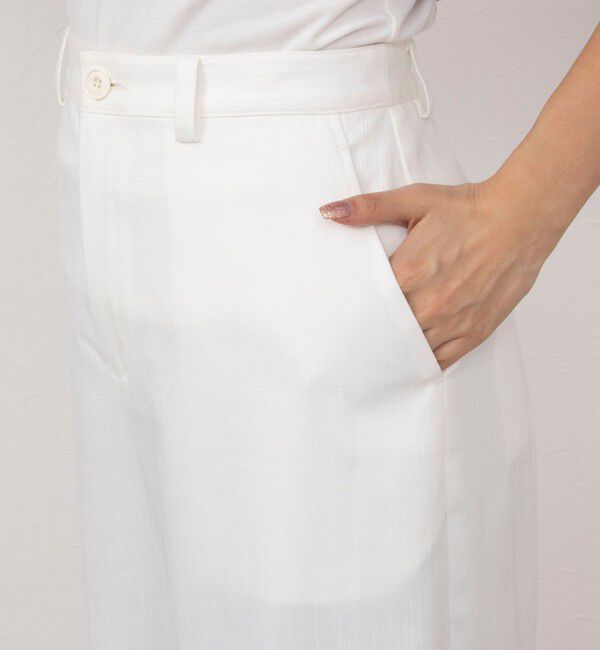 NOLLEY'S「ウォッシャブルチノ風ワイドパンツ」|その他|