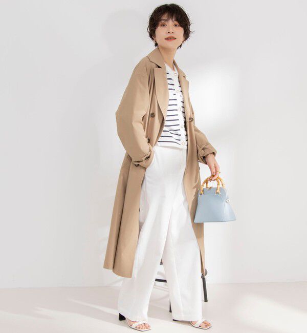 NOLLEY'S「ウォッシャブルチノ風ワイドパンツ」|その他|