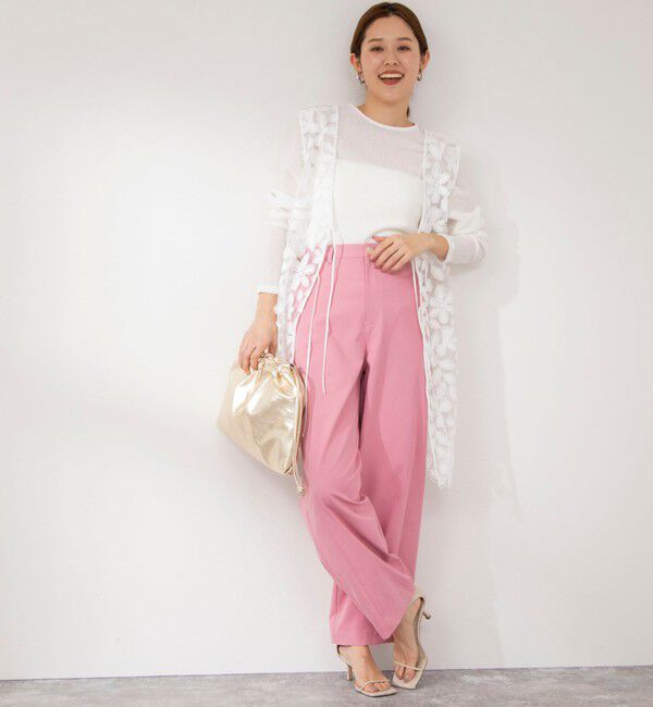 NOLLEY'S「ウォッシャブルチノ風ワイドパンツ」|その他|