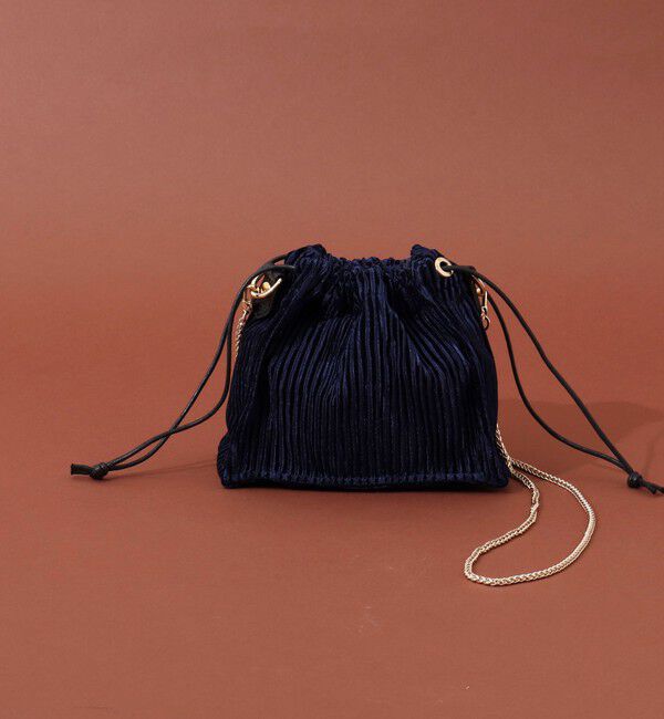 NOLLEY'S「【kassiopea /カシオペア】ミニチェーンショルダー made in Italy」|ショルダー・メッセンジャー|ネイビー