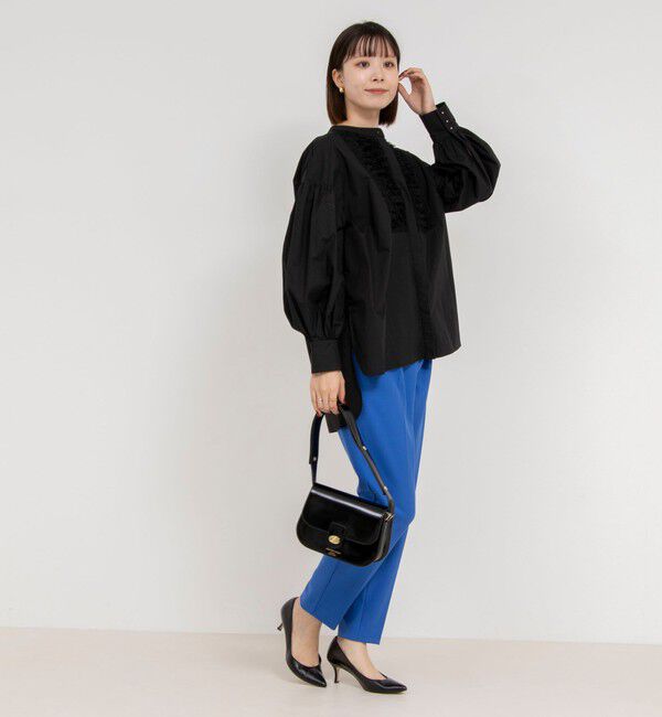 NOLLEY'S「ウォッシャブル裏起毛タックスリムパンツ」|その他|