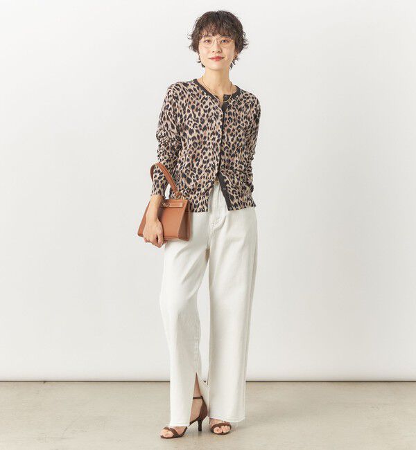 Rie Miller「【RM denim】スリットフレアハイウエストデニム」|デニム|