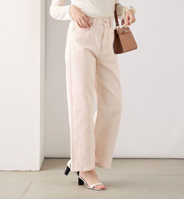 Rie Miller「【RM denim】スリットフレアハイウエストデニム」|デニム|