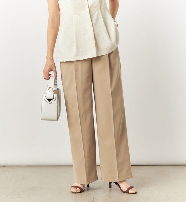 NOLLEY'S「ウォッシャブルクリスピーカルゼワイドパンツ」|その他|