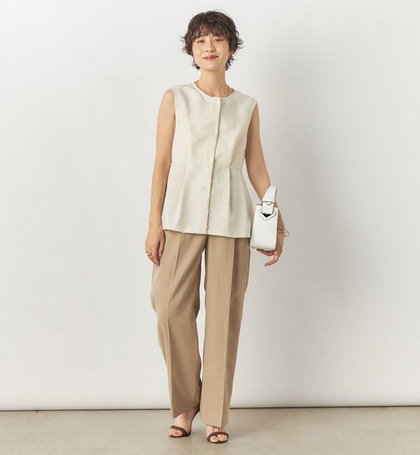 NOLLEY'S「ウォッシャブルクリスピーカルゼワイドパンツ」|その他|