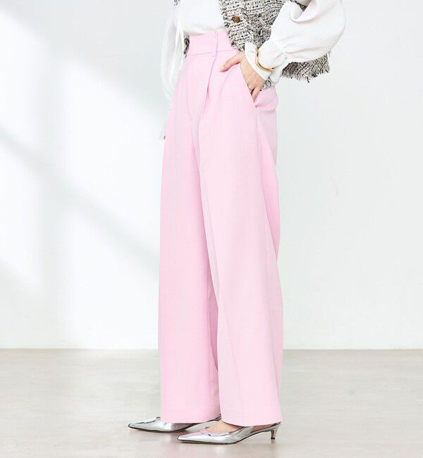 NOLLEY'S「ウォッシャブルクリスピーカルゼワイドパンツ」|その他|