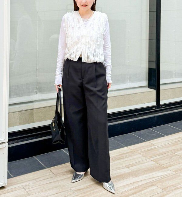 NOLLEY'S「ウォッシャブルクリスピーカルゼワイドパンツ」|その他|