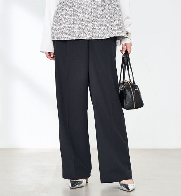 NOLLEY'S「ウォッシャブルクリスピーカルゼワイドパンツ」|その他|