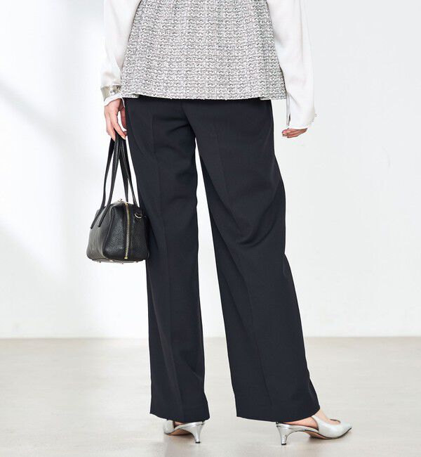 NOLLEY'S「ウォッシャブルクリスピーカルゼワイドパンツ」|その他|