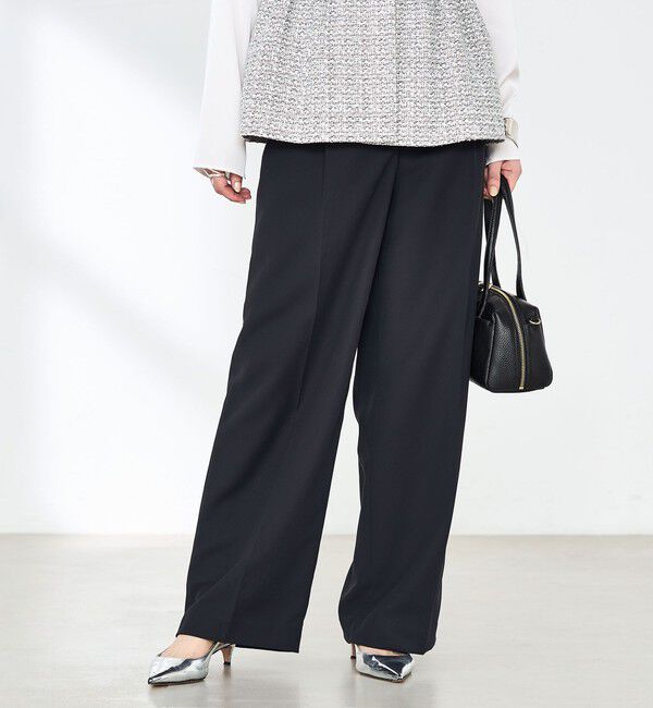 NOLLEY'S「ウォッシャブルクリスピーカルゼワイドパンツ」|その他|