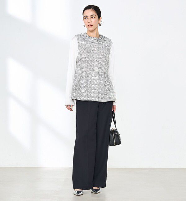 NOLLEY'S「ウォッシャブルクリスピーカルゼワイドパンツ」|その他|