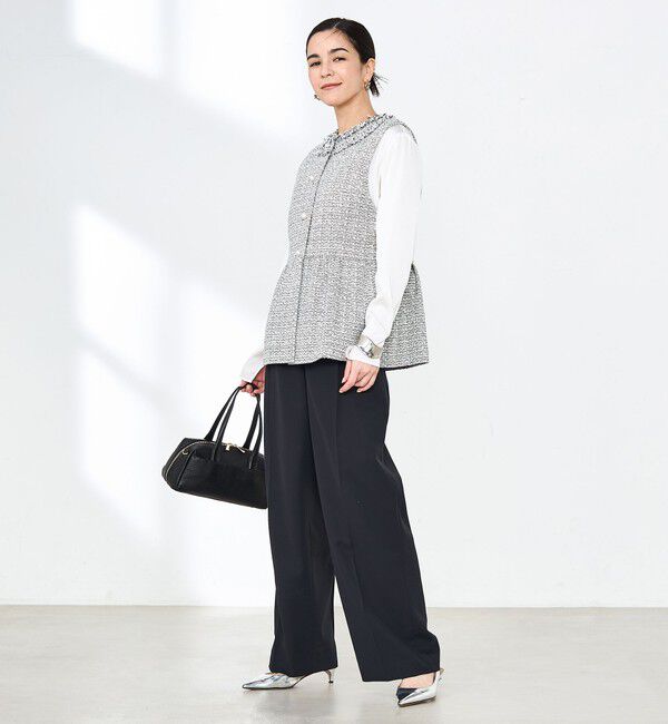 NOLLEY'S「ウォッシャブルクリスピーカルゼワイドパンツ」|その他|