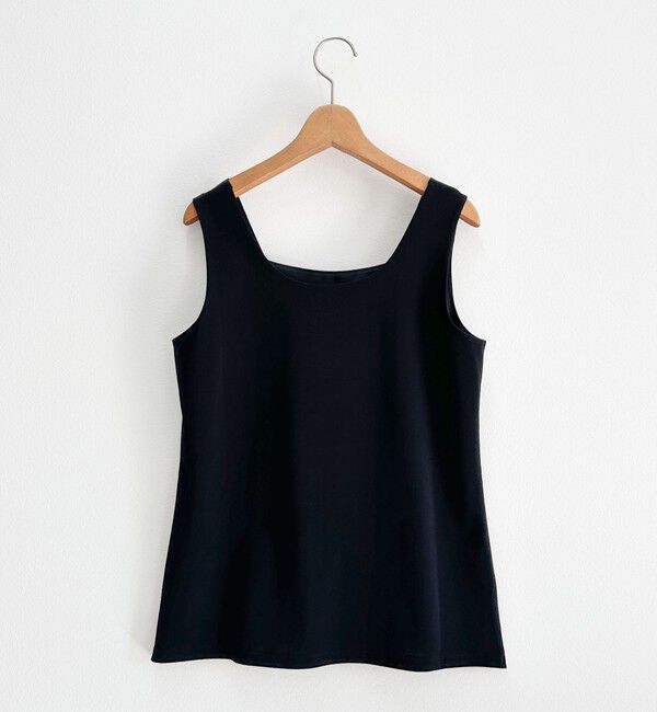 NOLLEY'S「《手洗い可能》サテン&times;ベア天2WAYタンクトップ」|タンクトップ|