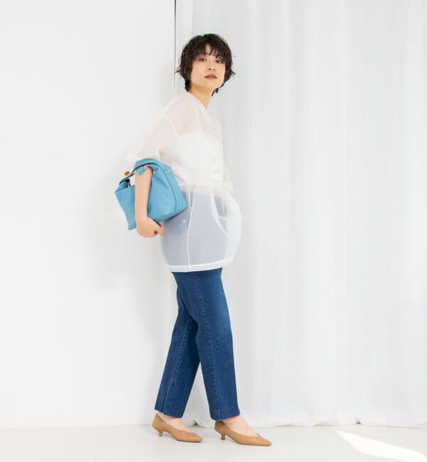 Rie Miller「ダンボールメッシュプリントTシャツ」|Tシャツ・カットソー|