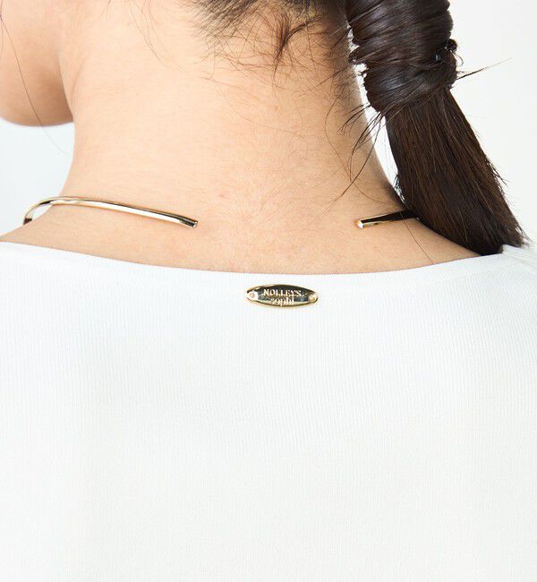 NOLLEY'S sophi「《手洗い可能》カシュクール風5分袖プルオーバーニット」|ニット・セーター|