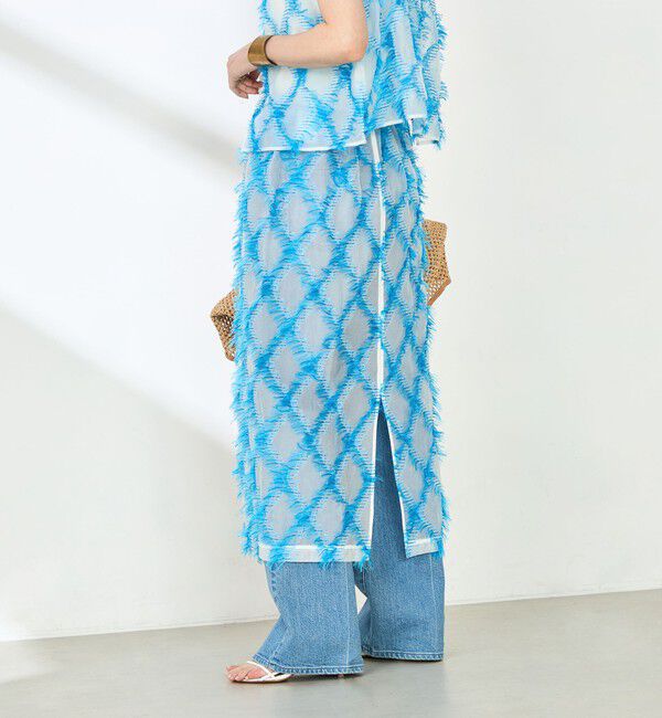 NOLLEY'S「《セットアップ対応》KIRYUバイヤスカットジャガードスカート」|スカート|