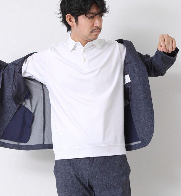 NOLLEY'S goodman「《ビジカジ対応》シルケットスムース ドレスポロ ビズポロ 25SS」|ポロシャツ|