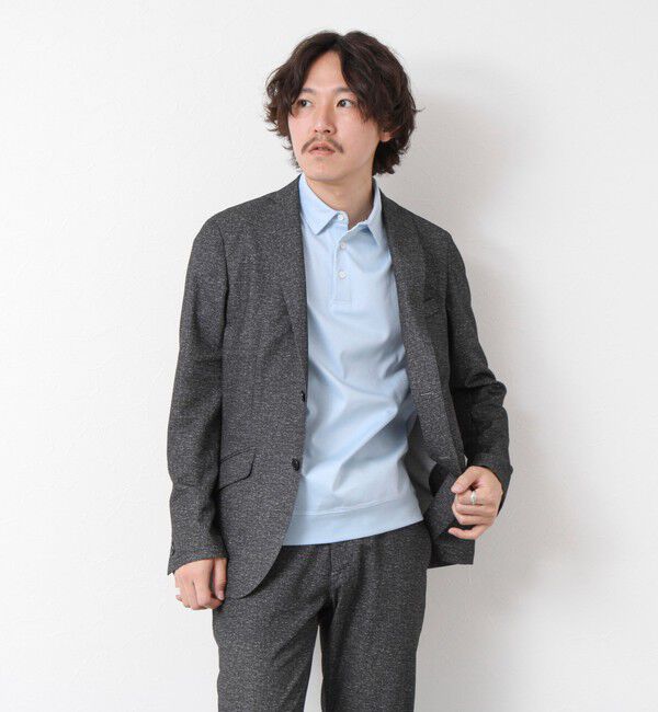 NOLLEY'S goodman「《ビジカジ対応》シルケットスムース ドレスポロ ビズポロ 25SS」|ポロシャツ|