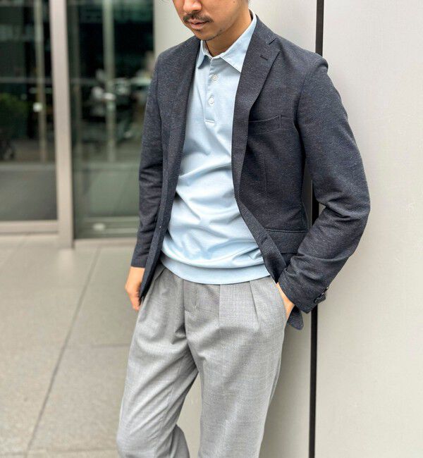 NOLLEY'S goodman「《ビジカジ対応》シルケットスムース ドレスポロ ビズポロ 25SS」|ポロシャツ|