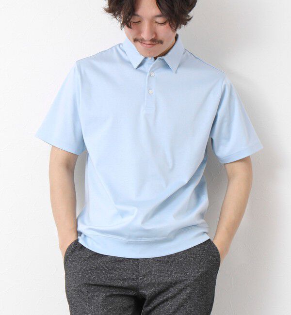 NOLLEY'S goodman「《ビジカジ対応》シルケットスムース ドレスポロ ビズポロ 25SS」|ポロシャツ|