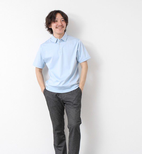 NOLLEY'S goodman「《ビジカジ対応》シルケットスムース ドレスポロ ビズポロ 25SS」|ポロシャツ|