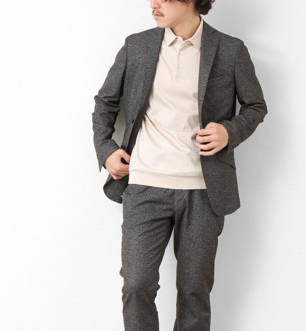 NOLLEY'S goodman「《ビジカジ対応》シルケットスムース ドレスポロ ビズポロ 25SS」|ポロシャツ|