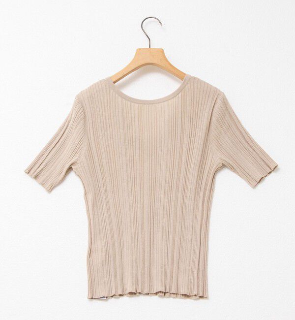 Rie Miller「《手洗い可能》ランダムテレコ2WAYカーディガン」|カーディガン|