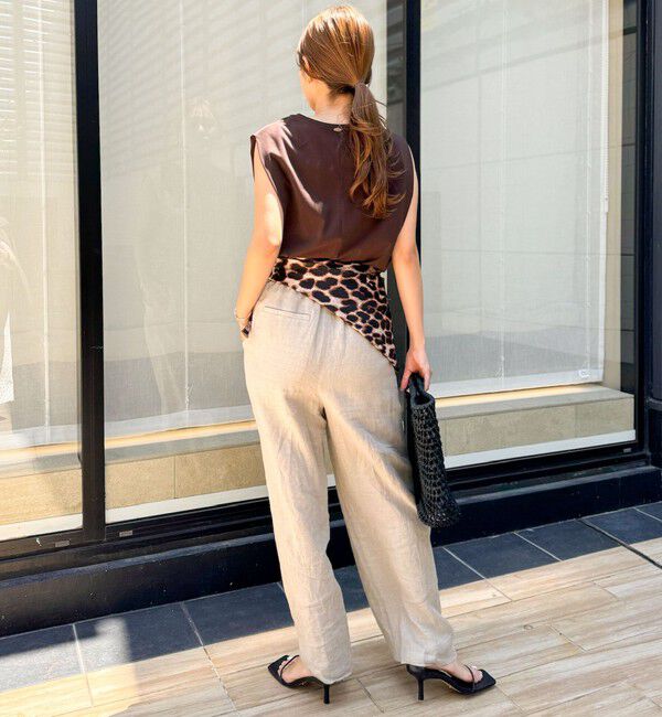 NOLLEY'S「【WEB STAFF恵☆別注カラーあり】《セットアップ対応》リネンセミワイドパンツ」|その他|