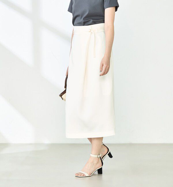 NOLLEY'S「ウォッシャブル片タック タイトミディスカート」|タイト|