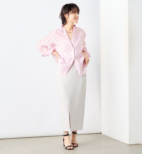 NOLLEY'S sophi「《セットアップ対応》シアーローン２WAYシャツ」|シャツ・ブラウス|