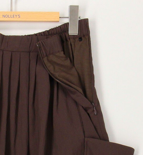 NOLLEY'S「《セットアップ対応》リンクルタイプライターポケ付きスカート」|スカート|