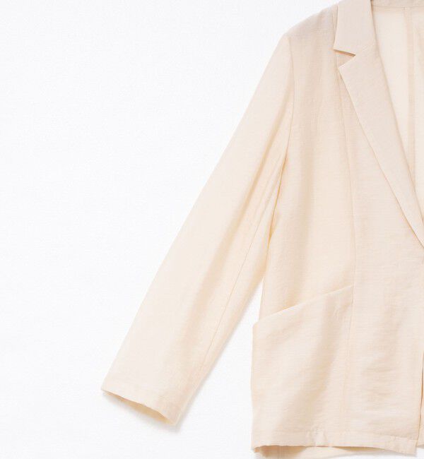 NOLLEY'S sophi「ウォッシャブルシアーシルクライトジャケット」|テーラードジャケット|