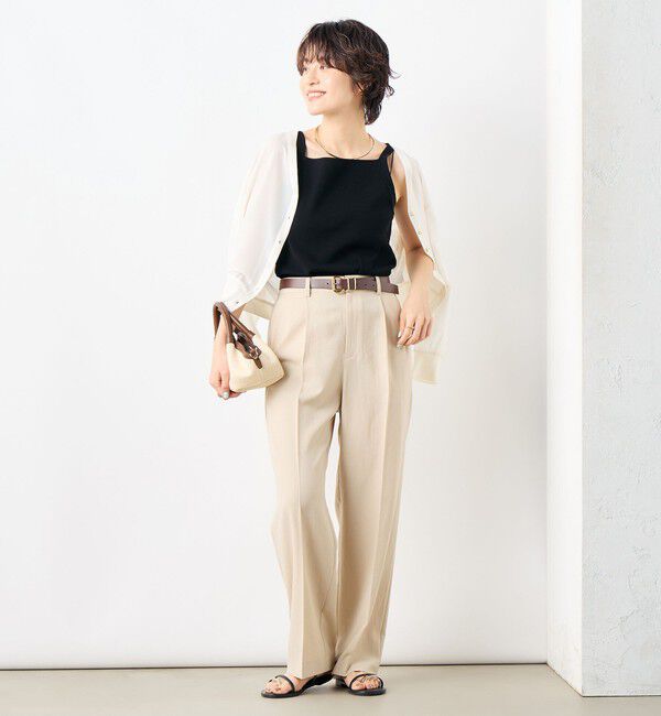 NOLLEY'S「《手洗い可能》総針オトナタンクトップ」|タンクトップ|