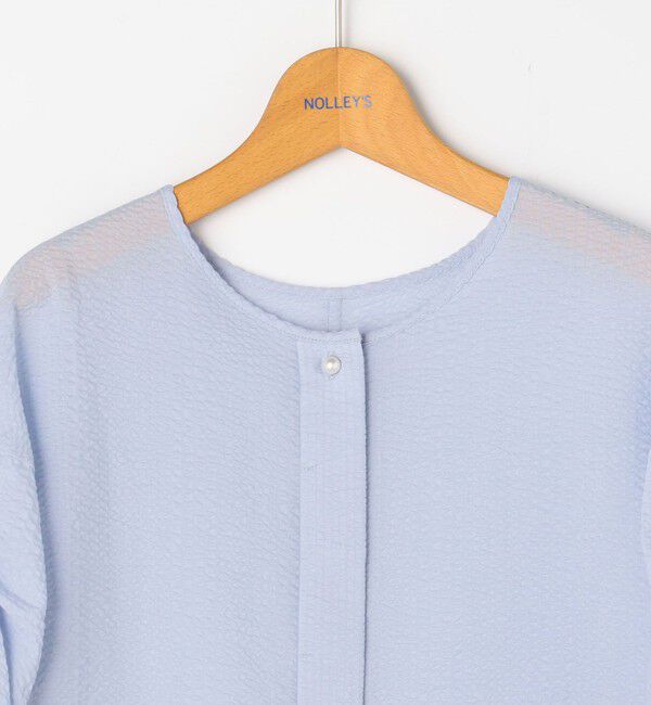 NOLLEY'S「ポコポコサッカー2WAYブラウス」|シャツ・ブラウス|