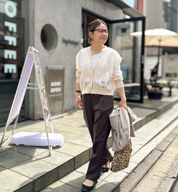 Rie Miller「ランダムテレコ2WAYプルオーバー」|Tシャツ・カットソー|