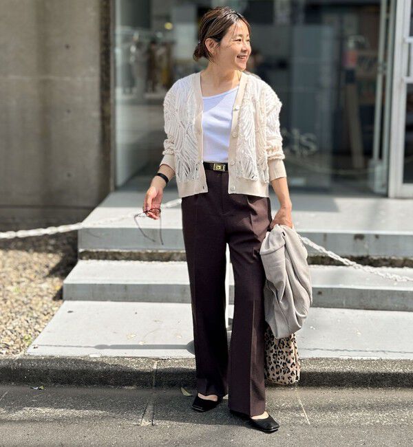 Rie Miller「ランダムテレコ2WAYプルオーバー」|Tシャツ・カットソー|