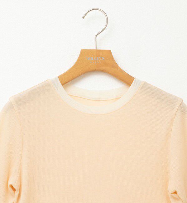 NOLLEY'S sophi「シアー配色トリミング半袖Tシャツ」|Tシャツ・カットソー|