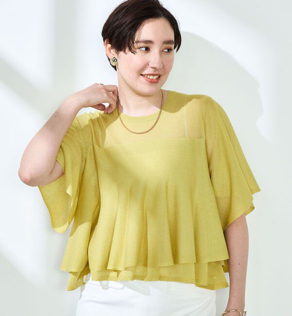 NOLLEY'S sophi「シアーティアードプルオーバーニット」|ニット・セーター|