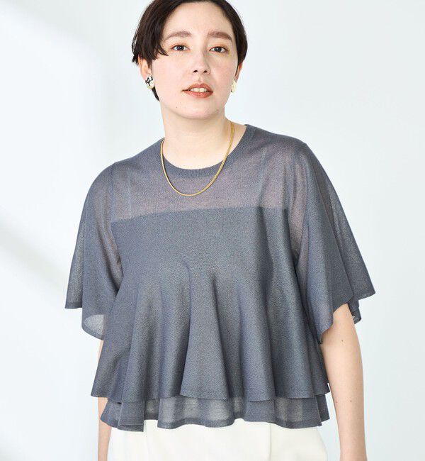 NOLLEY'S sophi「シアーティアードプルオーバーニット」|ニット・セーター|