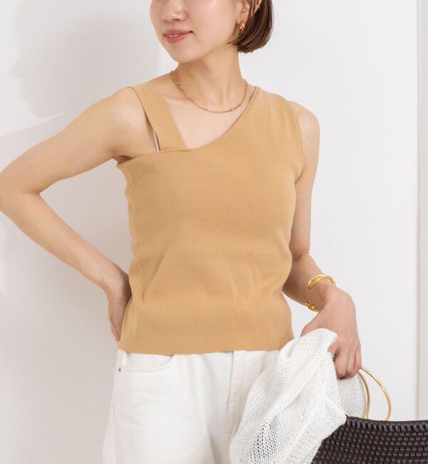 NOLLEY'S「◇【WEB限定】アシンメトリーカップ付きタンクトップ」|タンクトップ|
