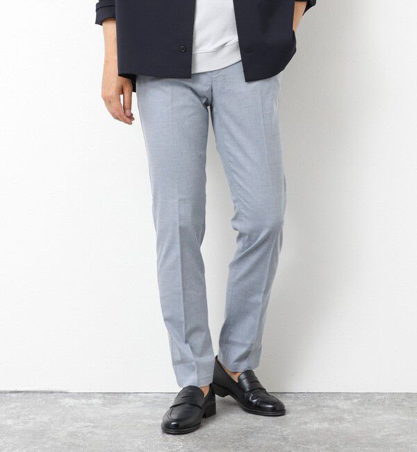 NOLLEY'S goodman「《ビジカジ対応》【COOLMOTION】シャークスキン 接触冷感スリムフィット 25SS」|チノ|