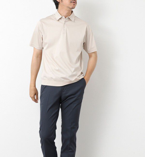 NOLLEY'S goodman「《ビジカジ対応》【COOLMOTION】シャークスキン 接触冷感スリムフィット 25SS」|チノ|