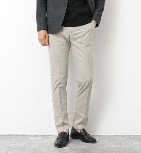 NOLLEY'S goodman「《ビジカジ対応》【COOLMOTION】シャークスキン 接触冷感スリムフィット 25SS」|チノ|