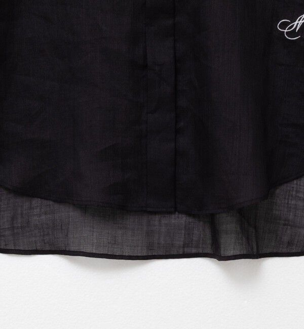 NOLLEY'S「シアーラミーオーバーサイズシャツ」|シャツ・ブラウス|