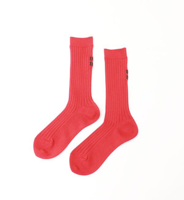 NOLLEY'S「【nolnol/ノルノル】ロゴリブソックス」|ソックス|