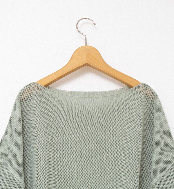 NOLLEY'S「《手洗い可能》ドライメッシュショートプルオーバーニット」|ニット・セーター|